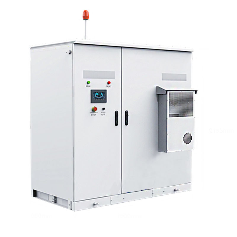 Semua Dalam Satu Kabinet Penyimpanan Energi Luar Ruangan 60kw 124.8kwh Baterai Lithium Ion Phosphate