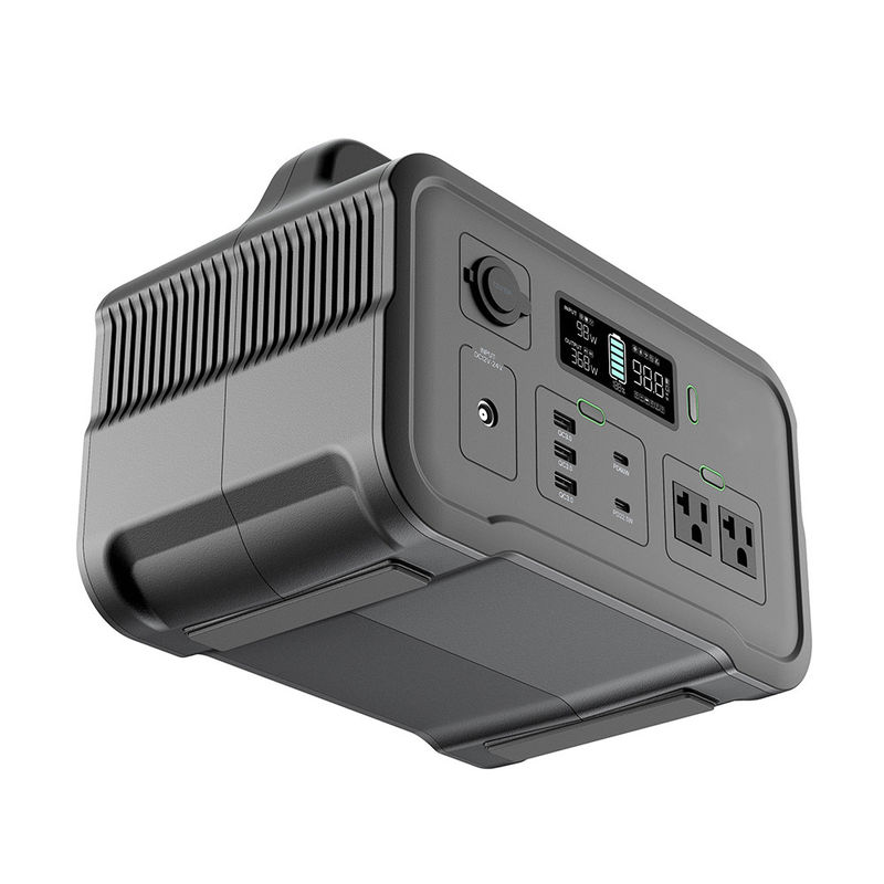 Pembangkit Listrik Portabel Isi Ulang 600W Mppt Sumber Daya Portabel Dengan Outlet Ac