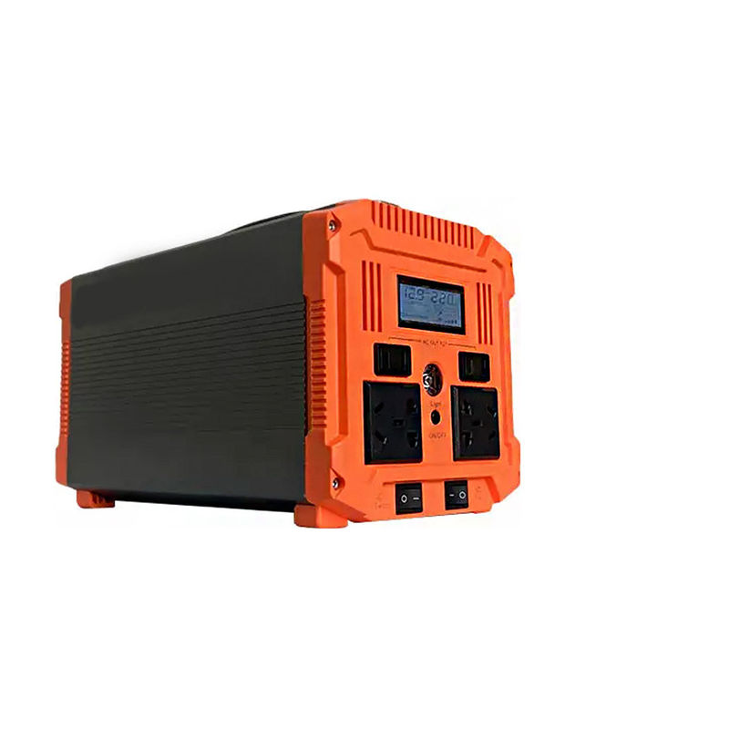 12V 90AH Outdoor Solar Portable Power Generator 1200w UPS Dengan Baterai Lithium Ion