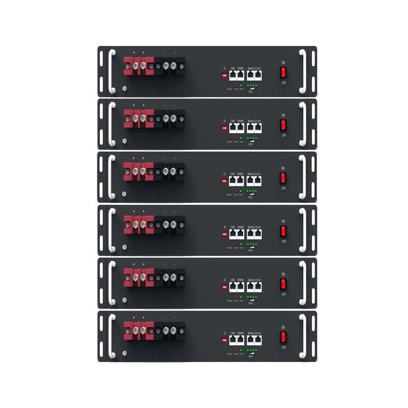 Sistem Penyimpanan Energi Khusus Baterai 3kwh 10kwh 20Kwh 51.2V LiFePO4 Rack Untuk Penyimpanan Energi Rumah