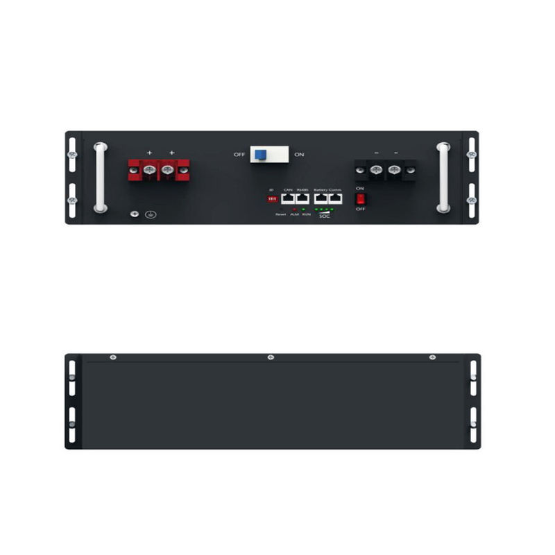 Rack Mount Solar Battery 5Kwh 51.2V 100Ah Baterai Rak Server Lithium Ion LiFePO4