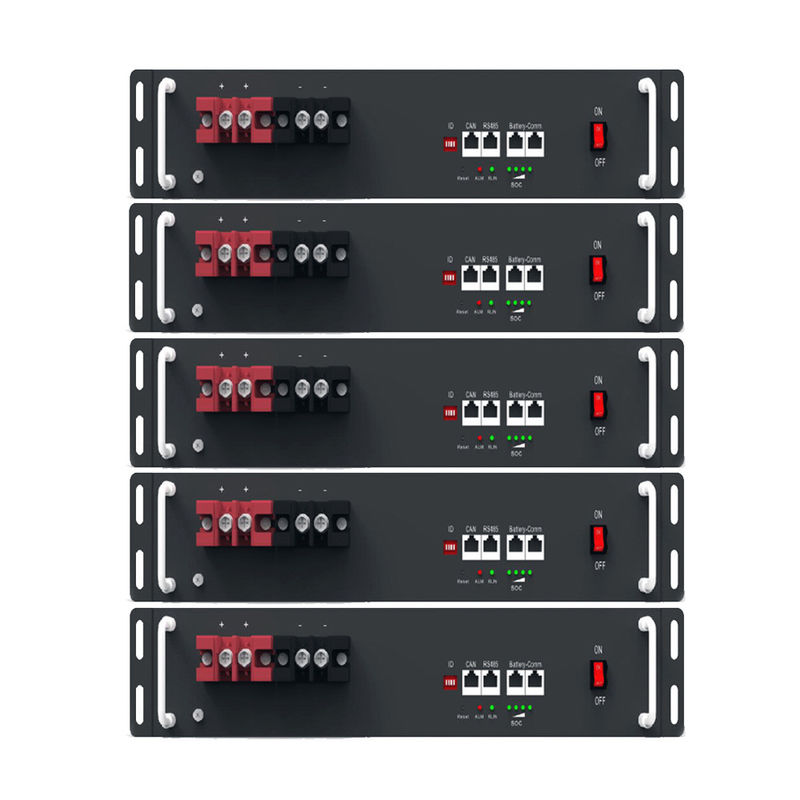 Deep Cycle 48v Rack Mount Baterai Lithium 17kwh 350ah Server Rack Lifepo4 Untuk Penyimpanan Energi Surya