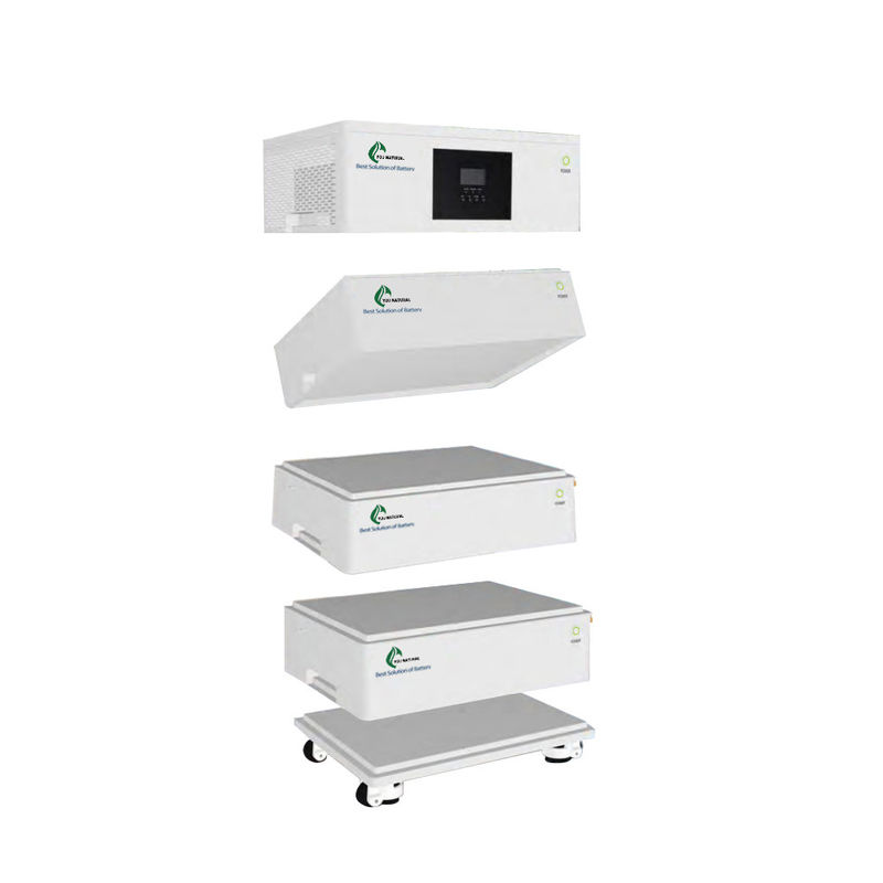Sistem Baterai Stackable 15kw 48v 300ah Off Grid Power Storage Baterai Lithium yang dapat diisi ulang