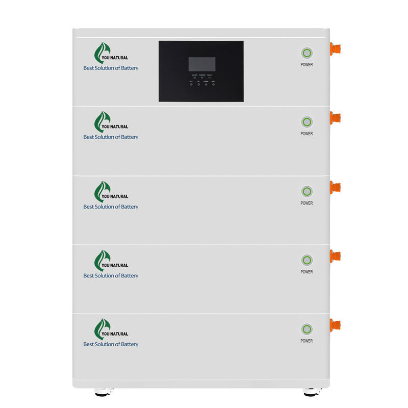 Off Grid 5 Sampai 20kWh Baterai Lithium Isi Ulang 400ah Semua Dalam Satu Sistem Baterai Surya