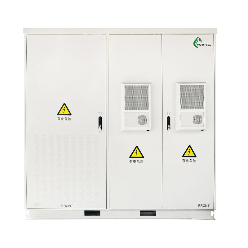 Kabinet Penyimpanan Baterai Komersial Industri Skala Kecil BESS 30kw 60kwh Baterai Lithium Ion Phosphate