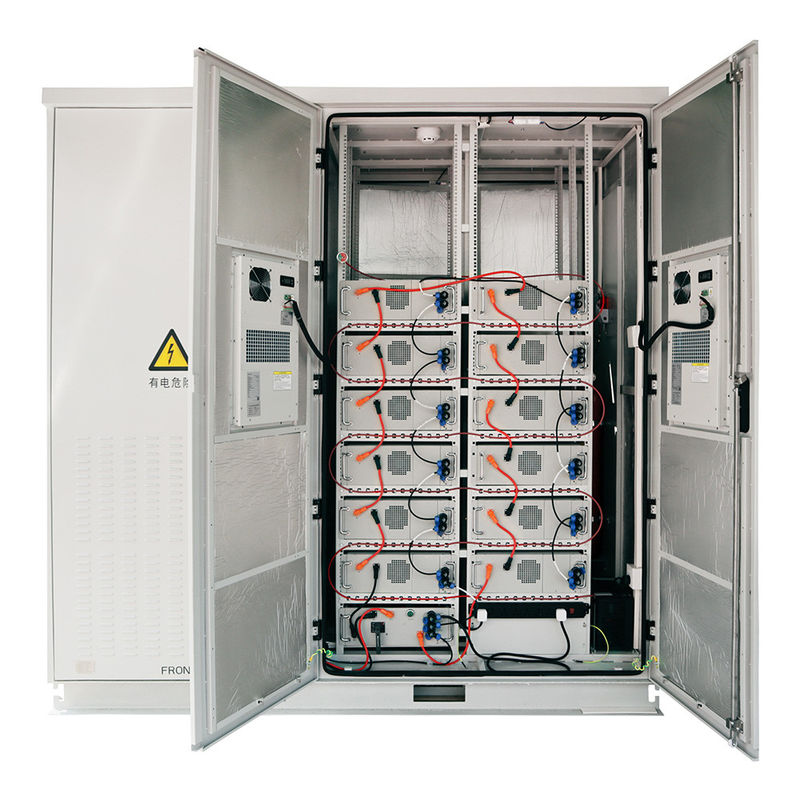 Kabinet Penyimpanan Energi 30W 60kW Kabinet ESS Tahan Air Dengan Baterai Lithium Ion Phosphate