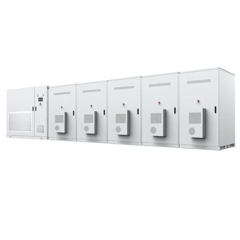 Kabinet Penyimpanan Energi 500kW 1075kWh Baterai Lithium-Ion Phosphate Penyimpanan Energi Luar Ruangan UPS yang Dapat Diukur
