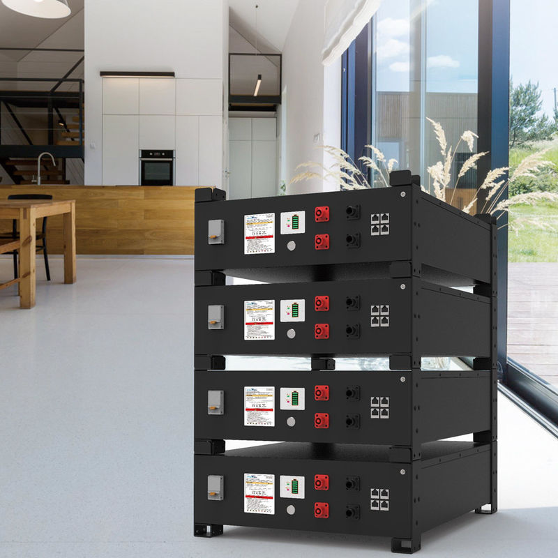 20480Wh 51.2V Lifepo4 Server Rack Battery 400ah Baterai Lithium Ion Untuk Penyimpanan Energi Surya