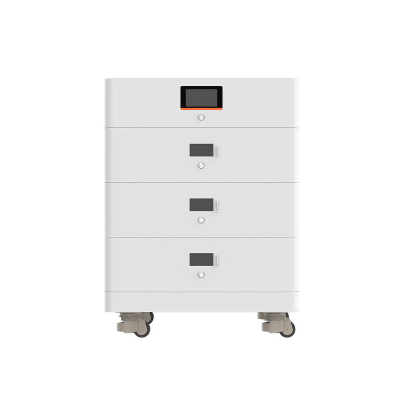 6000 Siklus Penyimpanan Baterai Stackable 10752Wh 51.2V 70Ah Sistem Baterai Tenaga Surya