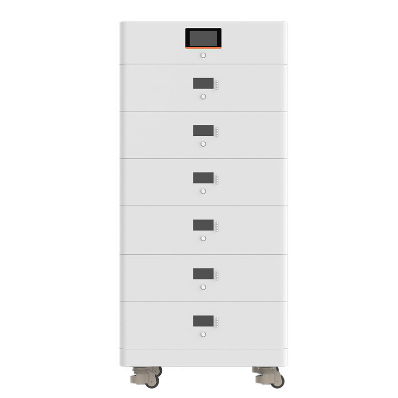 Sistem Baterai Tahan Air Ip55 Stackable 21504Wh 51.2V 70ah Penyimpanan Energi Sel Surya