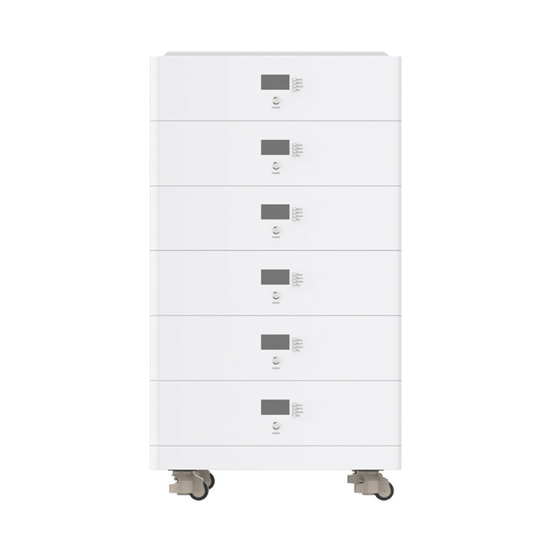 Sistem Baterai Tahan Air Ip55 Stackable 21504Wh 51.2V 70ah Penyimpanan Energi Sel Surya