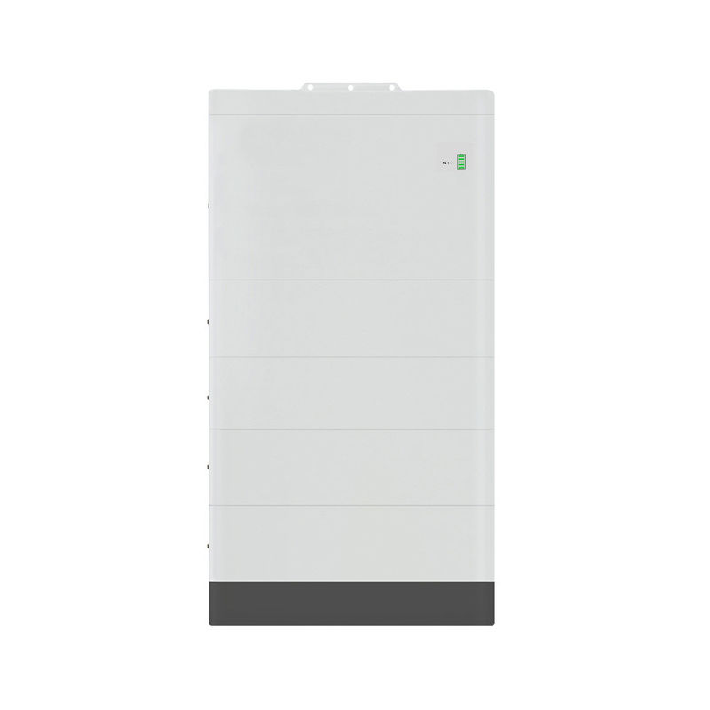 Sistem Baterai Stackable 5120Wh Tegangan Tinggi 51.2V 50Ah Sistem Penyimpanan Baterai Energi Surya