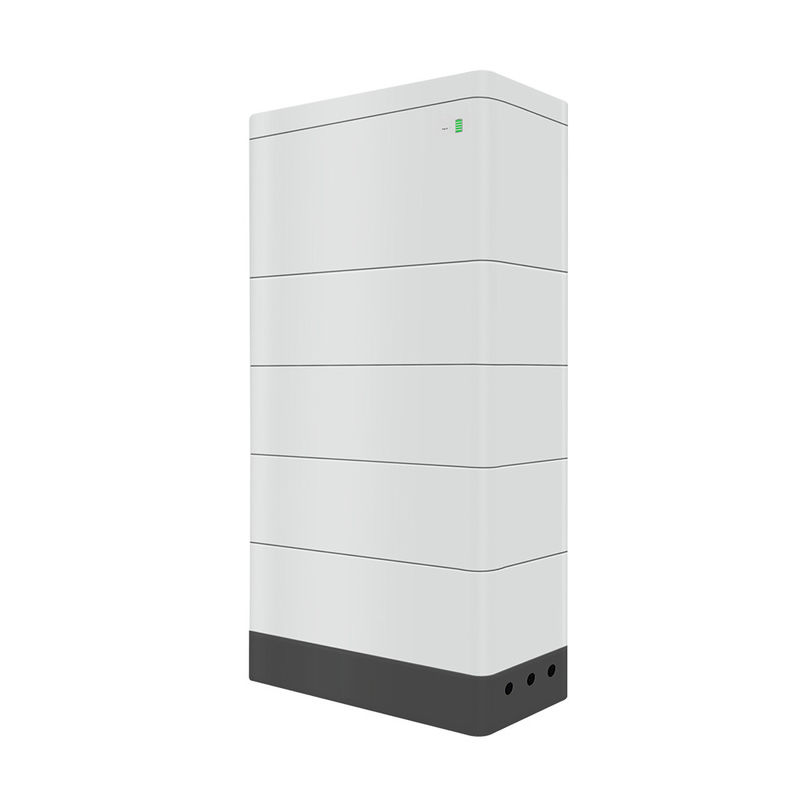 Sistem Baterai Stackable 5120Wh Tegangan Tinggi 51.2V 50Ah Sistem Penyimpanan Baterai Energi Surya