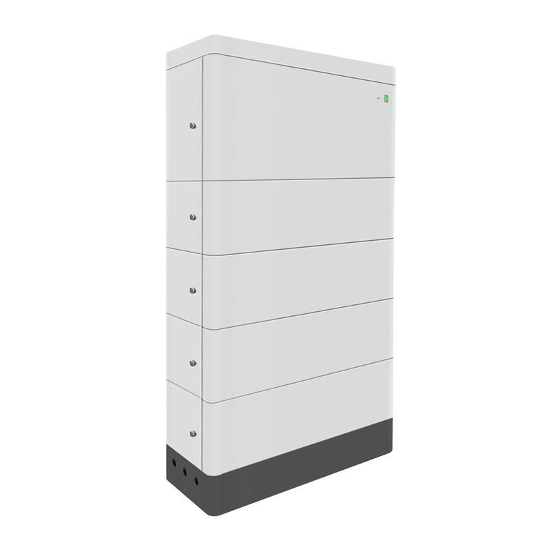 Sistem Baterai Stackable 5120Wh Tegangan Tinggi 51.2V 50Ah Sistem Penyimpanan Baterai Energi Surya