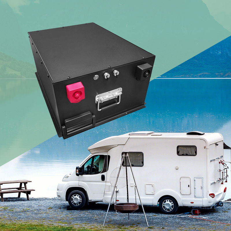 51.2v 56ah Baterai Lithium Deep Cycle RV 2.87KWh 3000 Siklus Baterai Isi Ulang RV