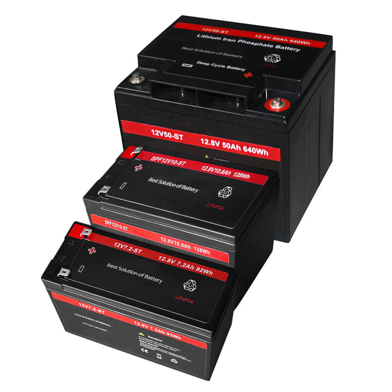 12v 50ah 7.5ah 10ah 640wh Baterai Lifepo4 Isi Ulang Untuk Aplikasi Luar Ruangan