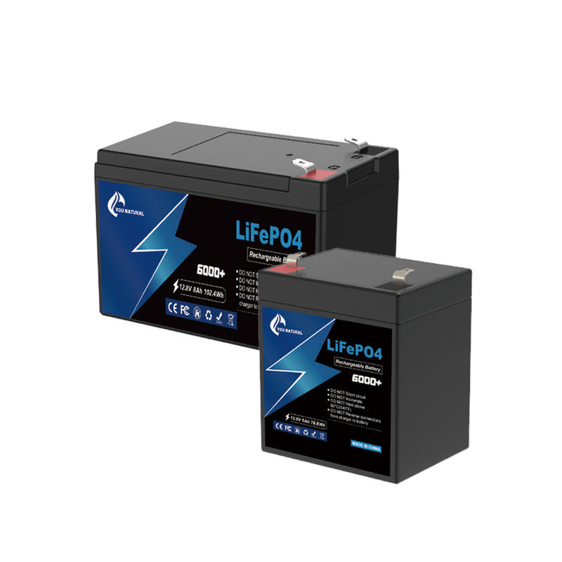 6ah 8ah 12V Lifepo4 Sel Energi Baterai Long Life Cycle Li Ion Battery Pack