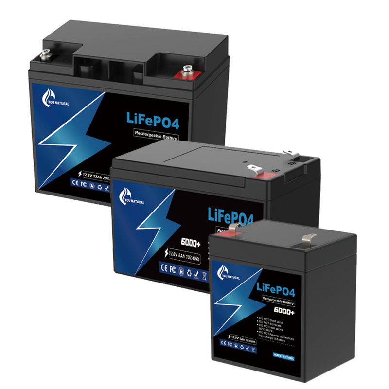 Golf Cart 12V LiFePo4 Baterai Baterai Lithium Ion Besi Fosfat 6ah 8ah 23ah 295Wh
