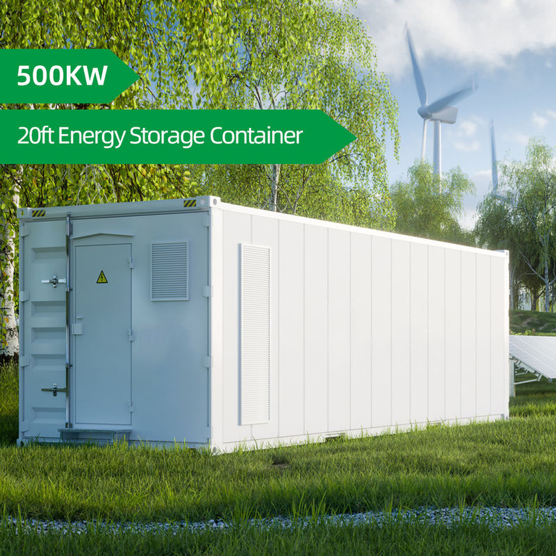 500KW Baterai Lithium Sistem Container 20ft Solar Energy Storage Container Untuk Industri