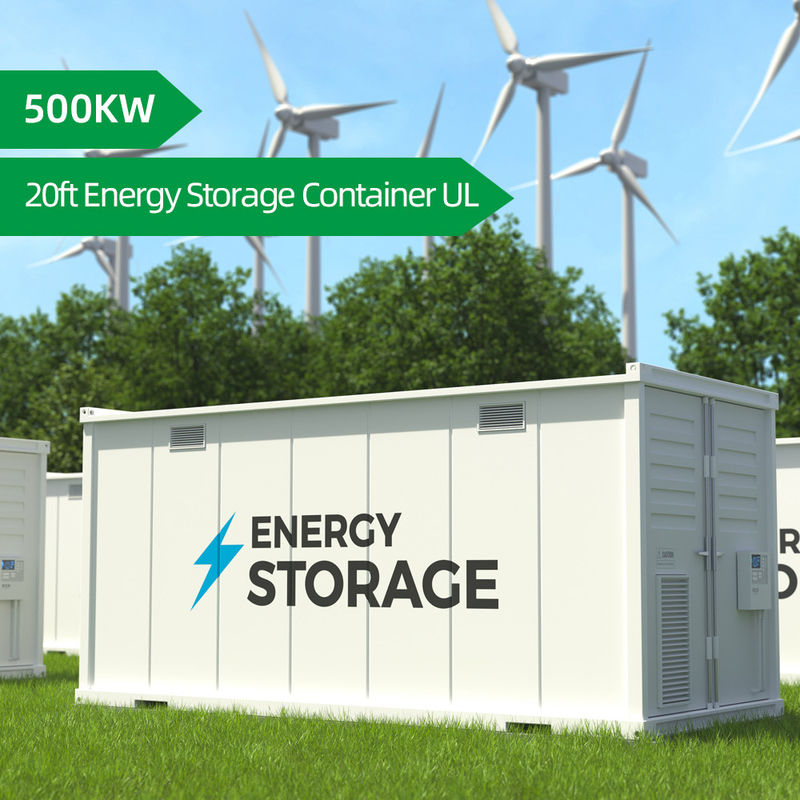 Container Battery Energy Storage System 500kwh 20ft Baterai Lithium Power Storage Container