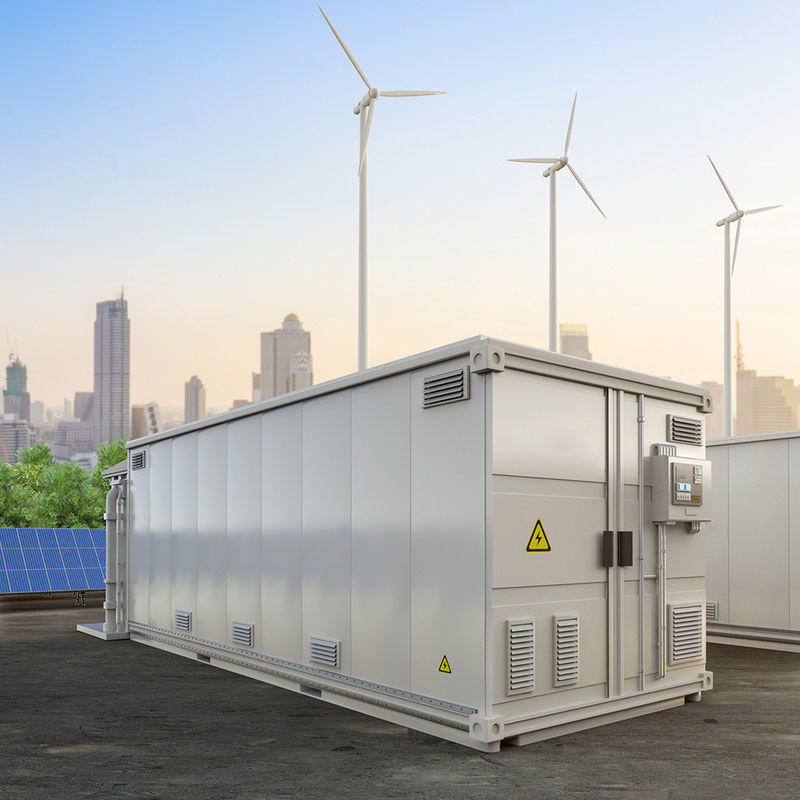 100kw 250kWh Baterai On Off Grid Energy Storage Container Hybrid Inverter/ Sistem Konversi Daya
