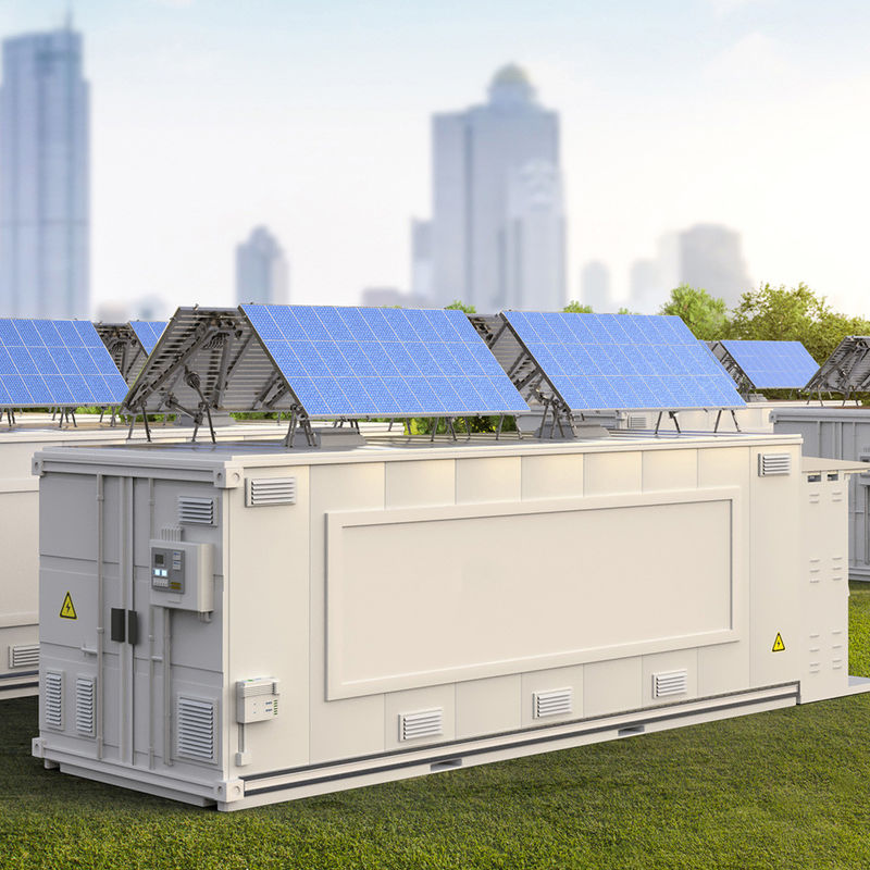Sistem penyimpanan energi komersial 100kw dengan pendingin udara kekuatan aerosol untuk penyimpanan maksimum