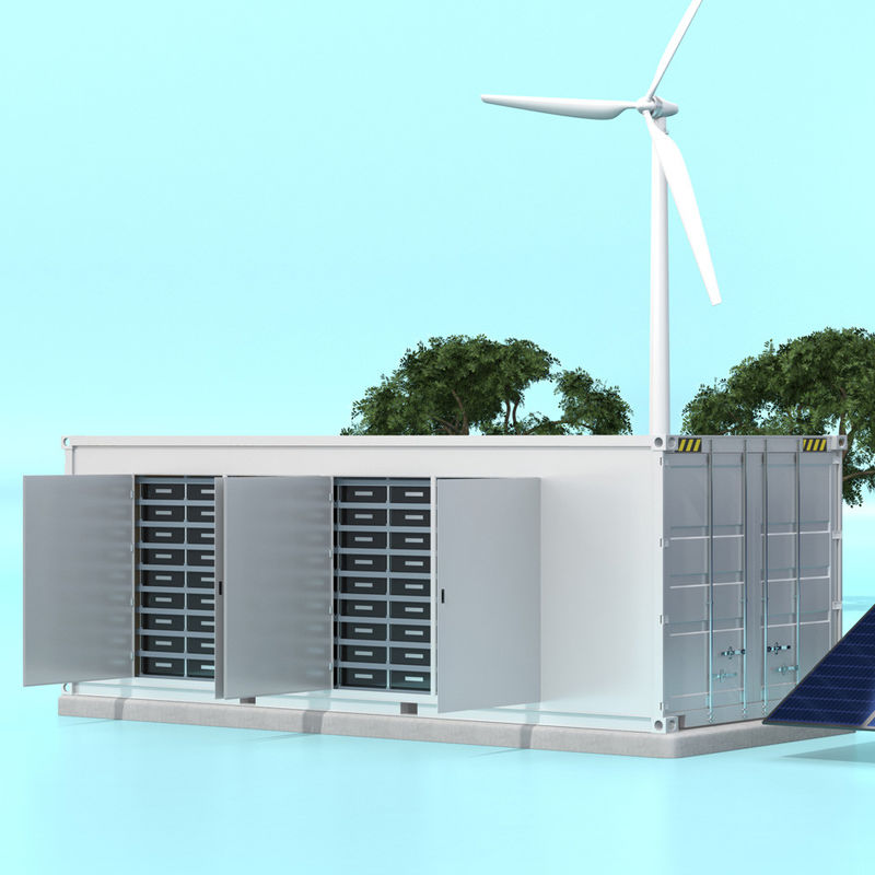 20ft Lithium Ion Battery Container Bess Energy Storage System All in One Untuk Baterai Industri Container Energi Storage