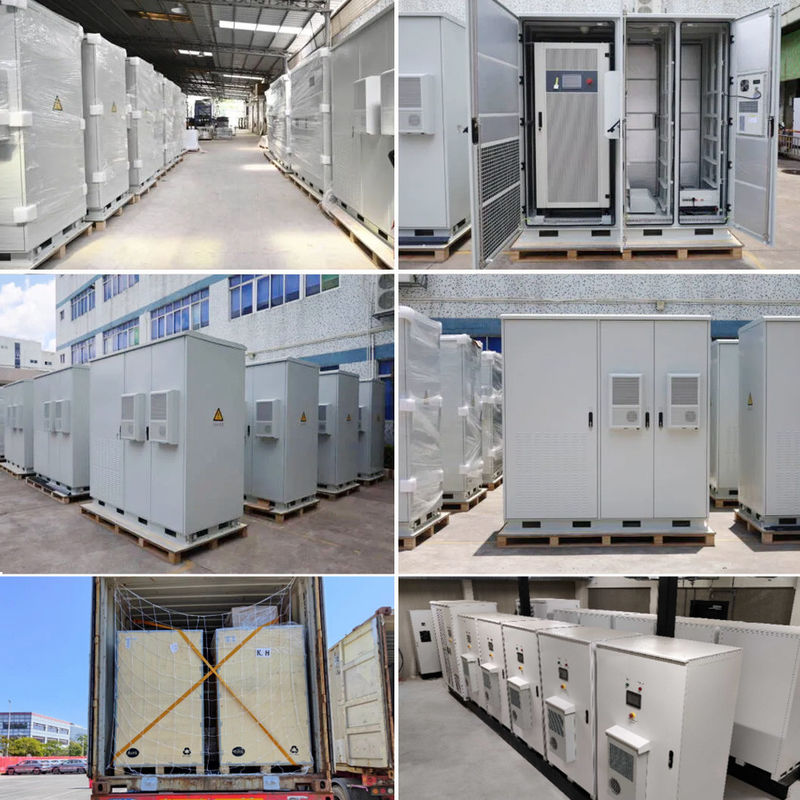 IP54 Energy Storage Cabinet Sistem Baterai 55kWh Baterai Lithium Energy Storage Cabinet